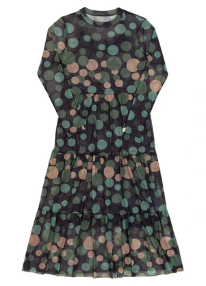 Soft Bonni - Vestido Adulto em Tule e Viscolycra Verde - SOFT BONNI