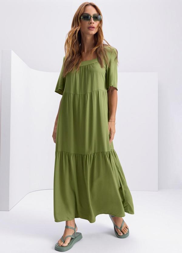 Essendi - Vestido Feminino Verde