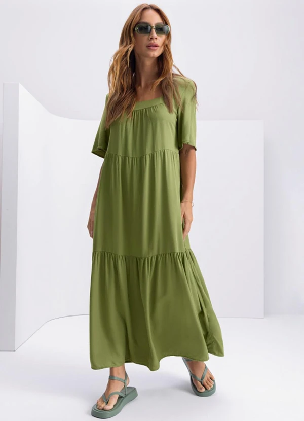 Essendi - Vestido Feminino Verde