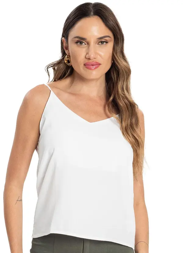 Endless - Blusa Crepe Feminina Branco