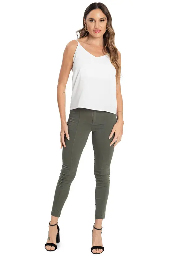 Endless - Blusa Crepe Feminina Branco 3