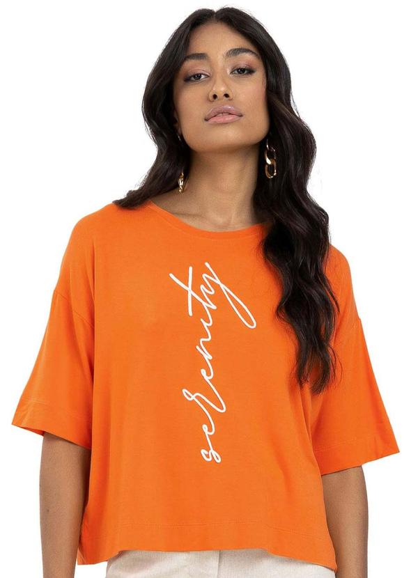 Endless - Blusa Malha Feminina Laranja
