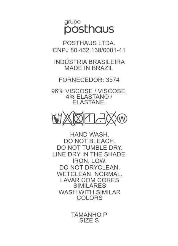 Quintess - Vestido Abstrato Bicolor em Malha de Viscose 7