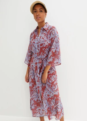 bonprix - Vestido Abstrato em Chiffon - BONPRIX