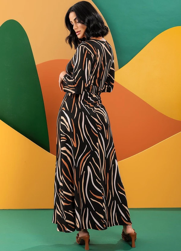 Quintess - Vestido Acqua Terroso em Malha de Viscose 3