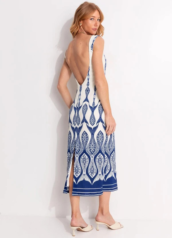 Farm - Vestido Alça Mar de Estrelas Off White 2