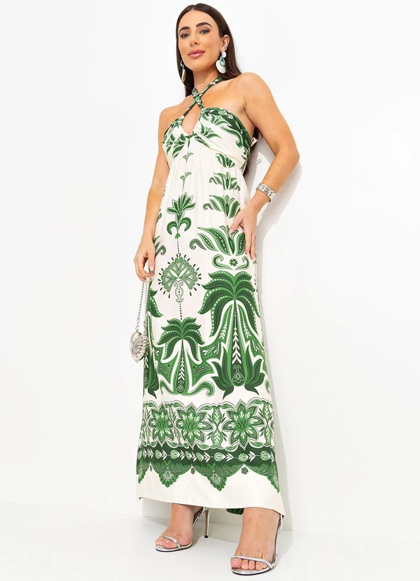 Farm - Vestido Alça Sevilha Verde