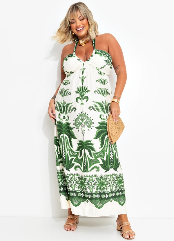 Farm - Vestido Alça Sevilha Verde 9