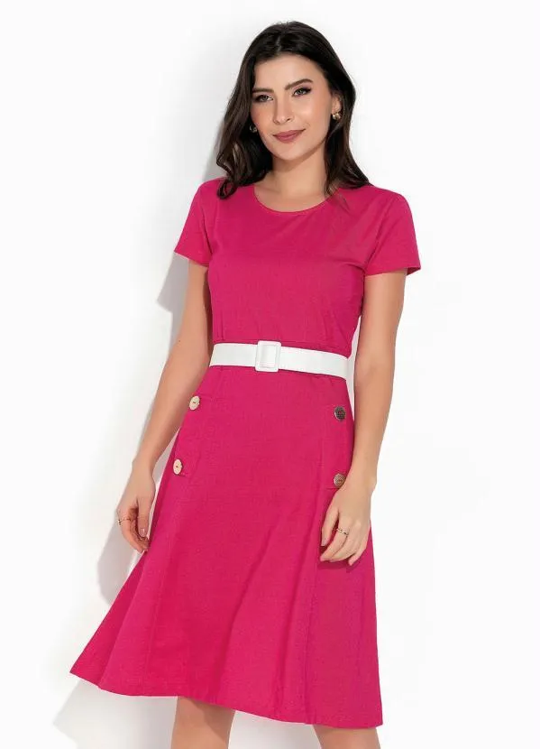 Rosalie - Vestido Andrezia Rosa