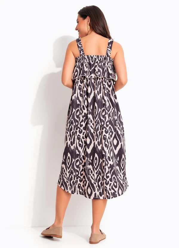 Quintess - Vestido Animal Print em Malha Fria 3