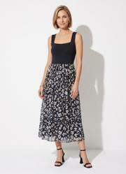 Vestido Animal Print em Tule