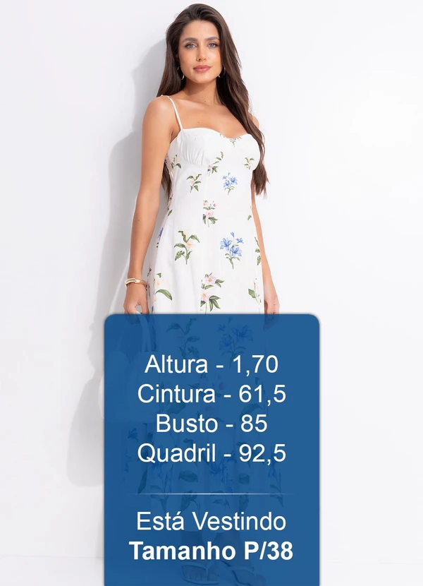 Farm - Vestido Aquaflora Off White 4