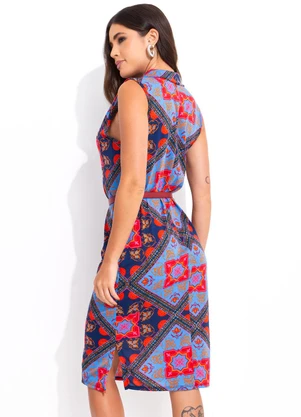 Bimini - Vestido Arabesco em Malha de Poliéster - BIMINI