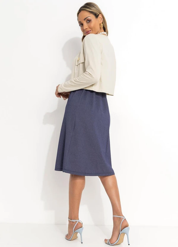 Rosalie - Vestido Azul com Bordado 5