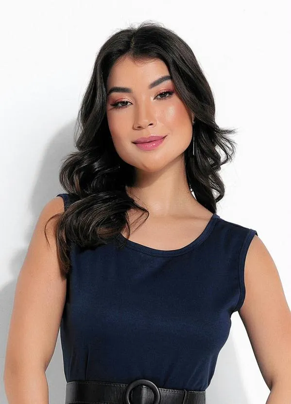 Rosalie - Vestido Azul com Recorte 3