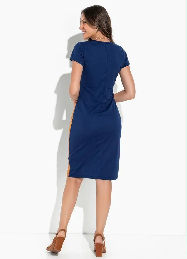 Rosalie - Vestido Bicolor com Recortes 4