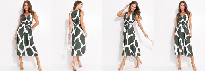 Vestido Bicolor em Malha Fria