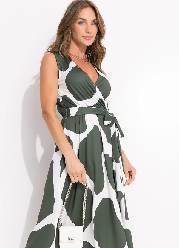 Quintess - Vestido Bicolor em Malha Fria 2