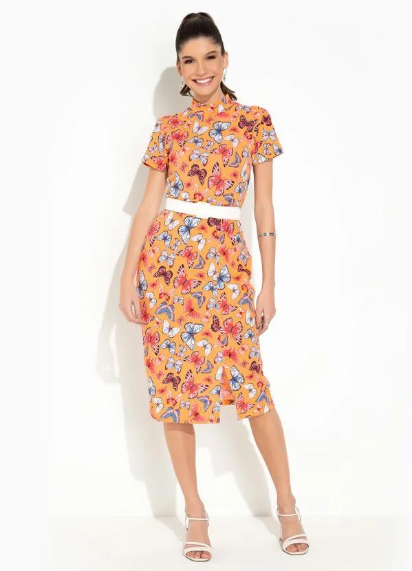 Rosalie - Vestido Borboletas Tubinho 4