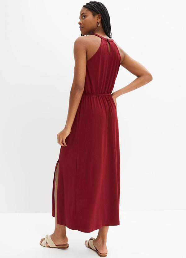 bonprix - Vestido Bordô em Malha de Viscose 2