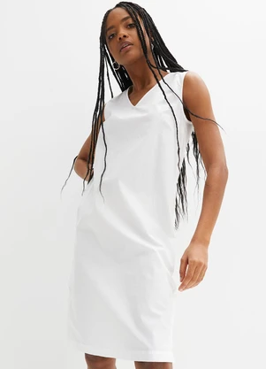 bonprix - Vestido Branco em Jeans - BONPRIX