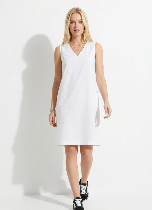 Bimini - Vestido Branco em Jeans 3