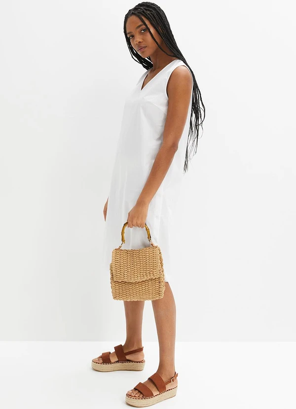 bonprix - Vestido Branco em Jeans 3