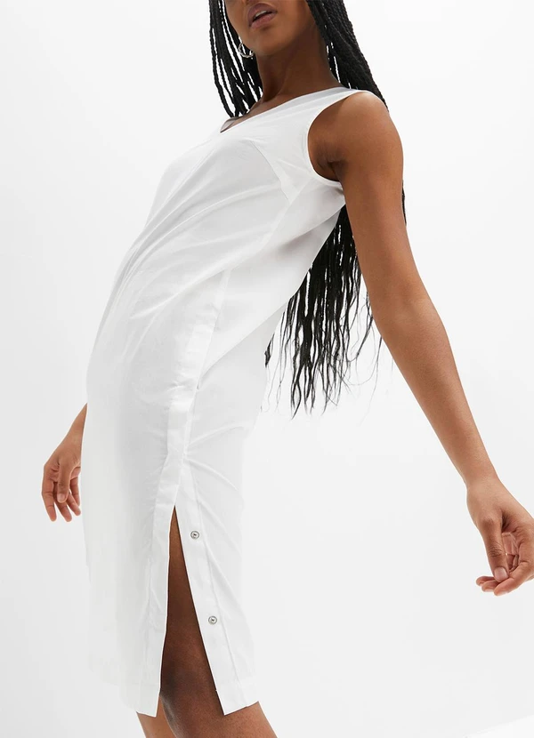 bonprix - Vestido Branco em Jeans 1