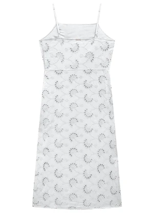 Enfim - Vestido Branco Mídi em Laíse - ENFIM