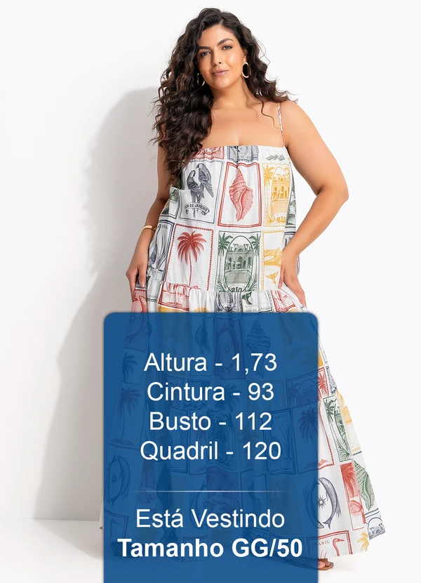 Farm - Vestido Brasil Vintage Bege 9