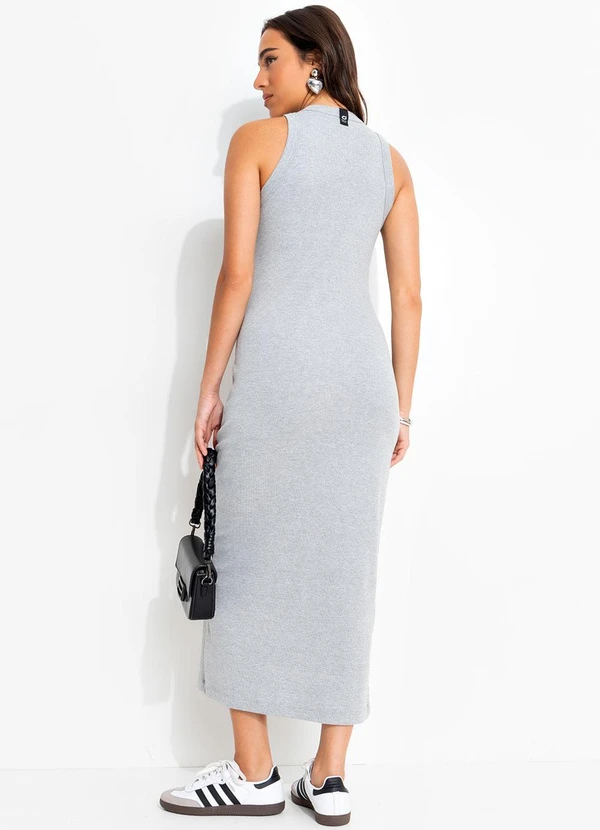 Colcci Jeans - Vestido Canelado Cinza 3