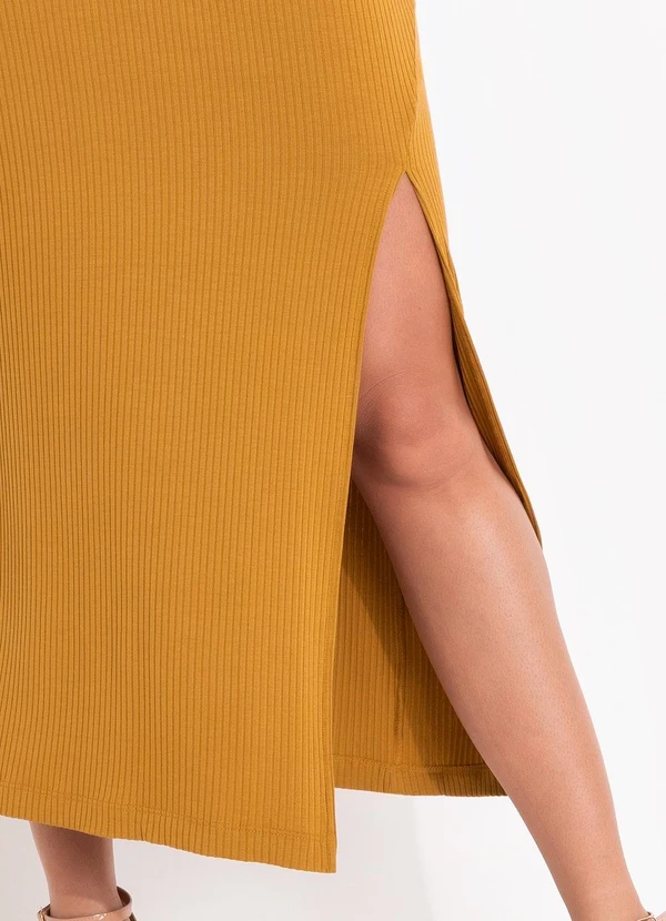 Colcci - Vestido Canelado Marrom 6