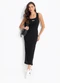 Colcci Jeans - Vestido Canelado Midi Cj Marrom - variação: Preto