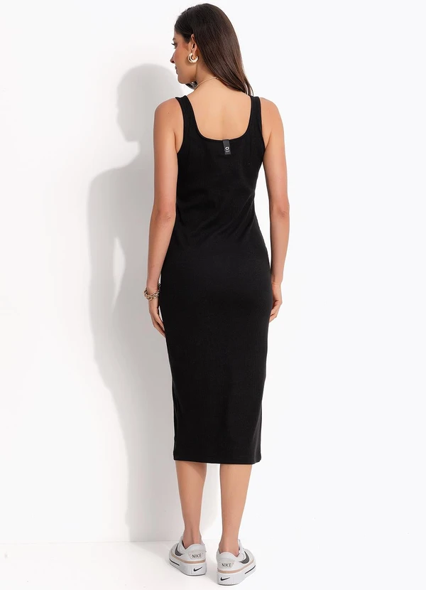 Colcci Jeans - Vestido Canelado Preto 2