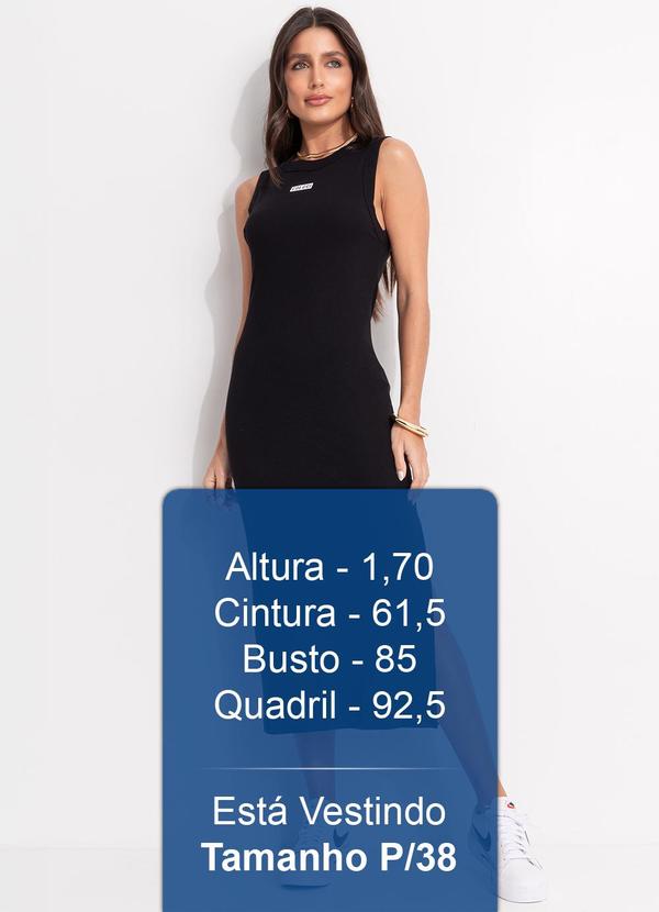 Colcci - Vestido Canelado Preto 5