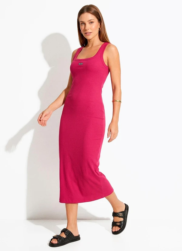 Colcci - Vestido Canelado Rosa 3