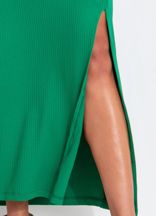 Colcci - Vestido Canelado Verde 7