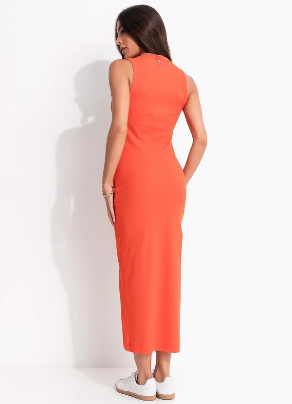 Colcci - Vestido Canelado Vermelho 2