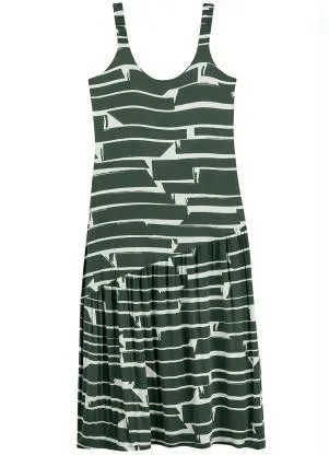 Marialícia - Vestido Casual Criativo Elegante Verde - MARIALÍCIA