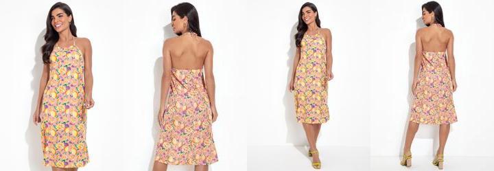 Vestido Ctrico - Frutas em Malha
