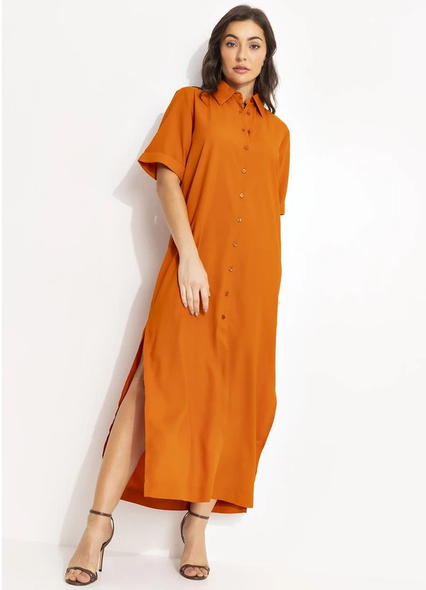 Colcci - Vestido Colcci Laranja 4