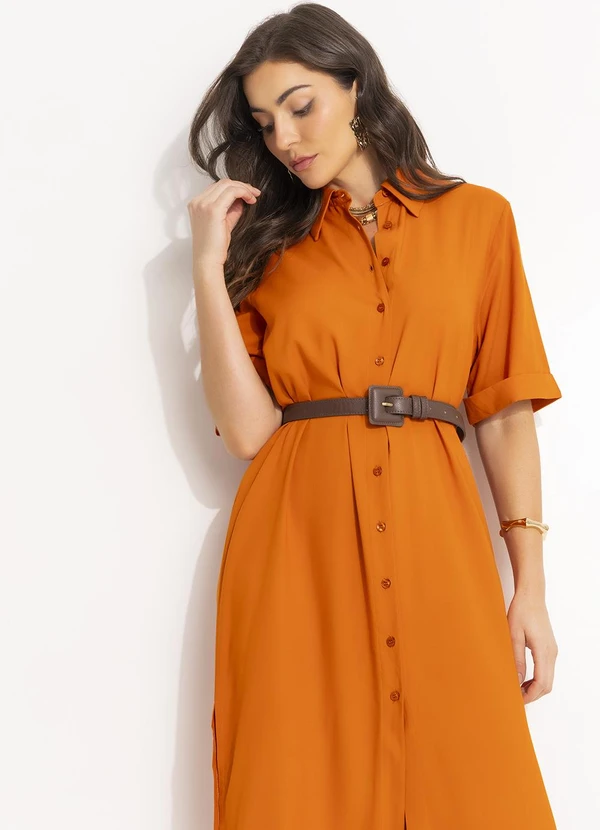 Colcci - Vestido Colcci Laranja 7