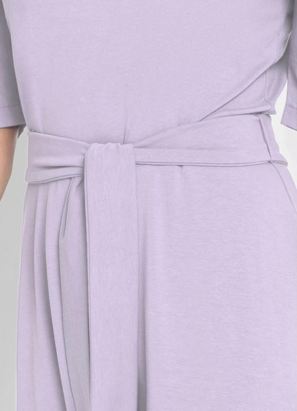 bonprix - Vestido com Amarração Lilás 2