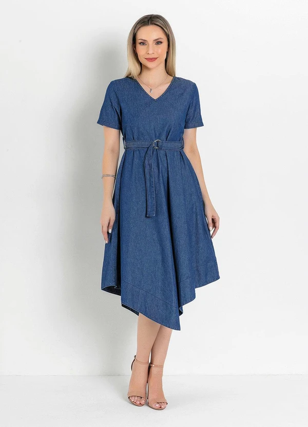 Rosalie - Vestido com Cinto Jeans 5