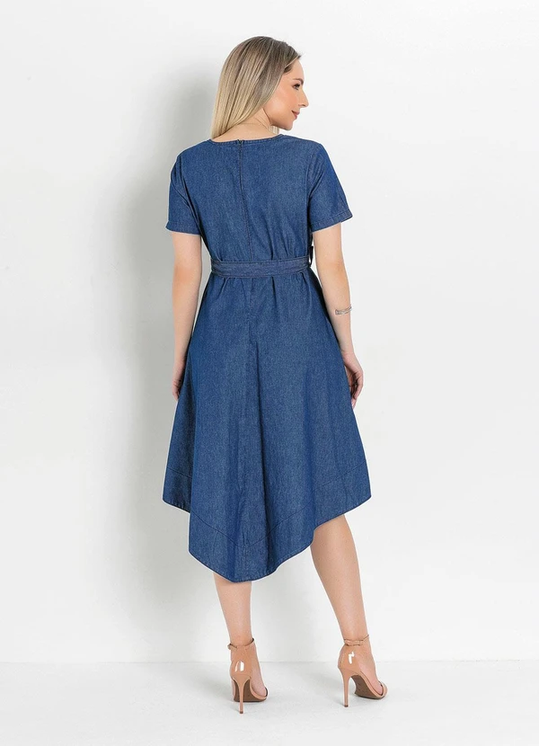 Rosalie - Vestido com Cinto Jeans 6