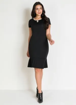 Rosalie - Vestido com Gota Preta - ROSALIE
