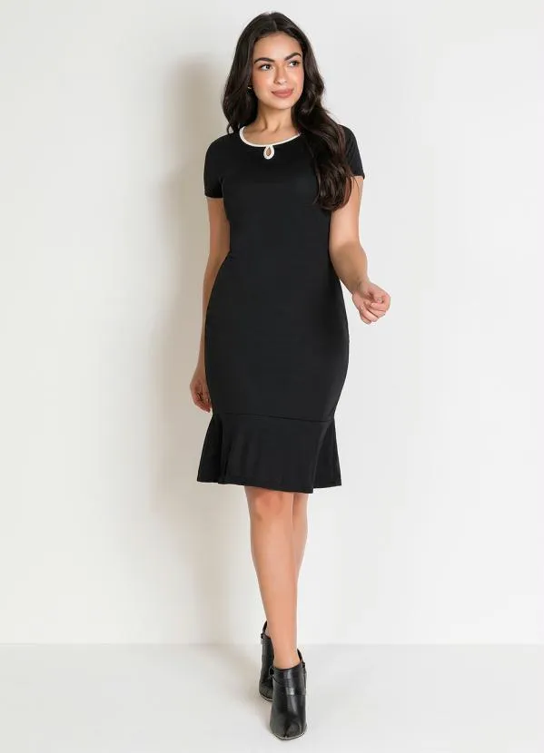 Rosalie - Vestido com Gota Preta 2