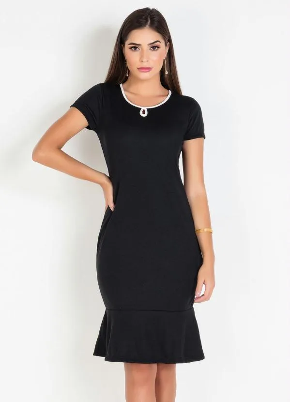 Rosalie - Vestido com Gota Preta 3