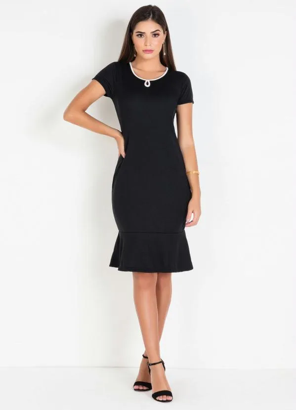 Rosalie - Vestido com Gota Preta 5