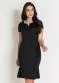 Rosalie - Vestido com Gota Preta - variação: Preta